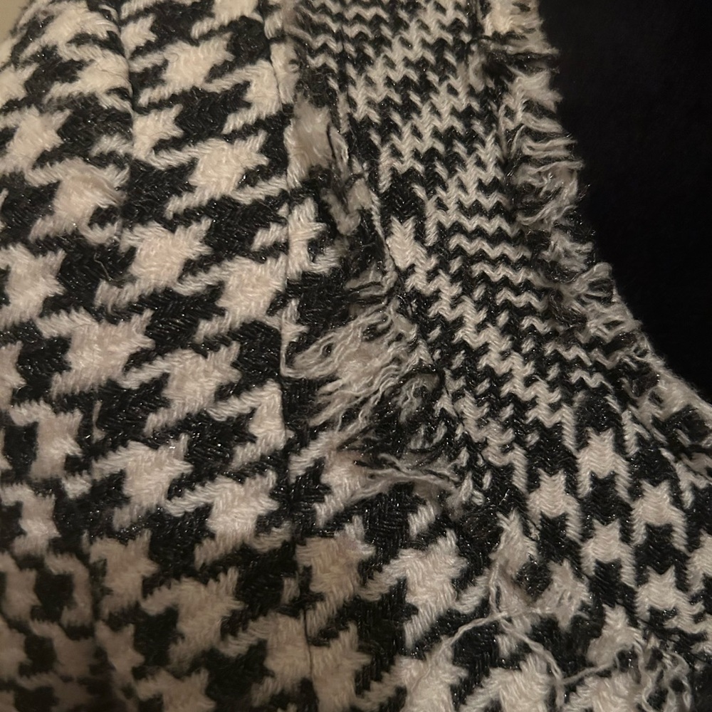 InterPlanet Long Lined Houndstooth Women's Blazer… - image 7